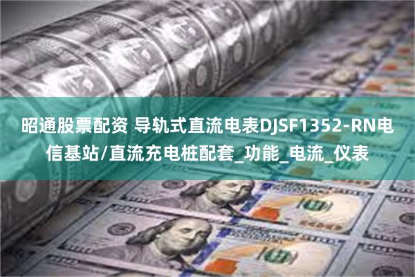 昭通股票配资 导轨式直流电表DJSF1352-RN电信基站/直流充电桩配套_功能_电流_仪表