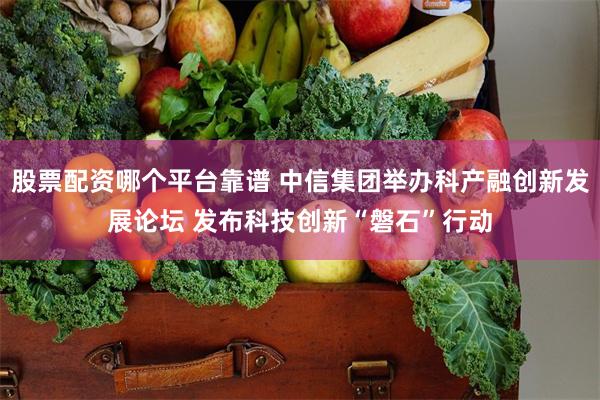 股票配资哪个平台靠谱 中信集团举办科产融创新发展论坛 发布科技创新“磐石”行动
