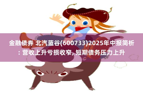 金融债券 北汽蓝谷(600733)2025年中报简析: 营收上升亏损收窄, 短期债务压力上升